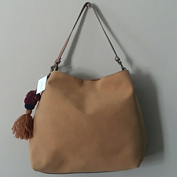 Francesca's Collections Handbags - FRANCESCA'S SATCHEL/CROSSBODY TAN COLOR BAG.